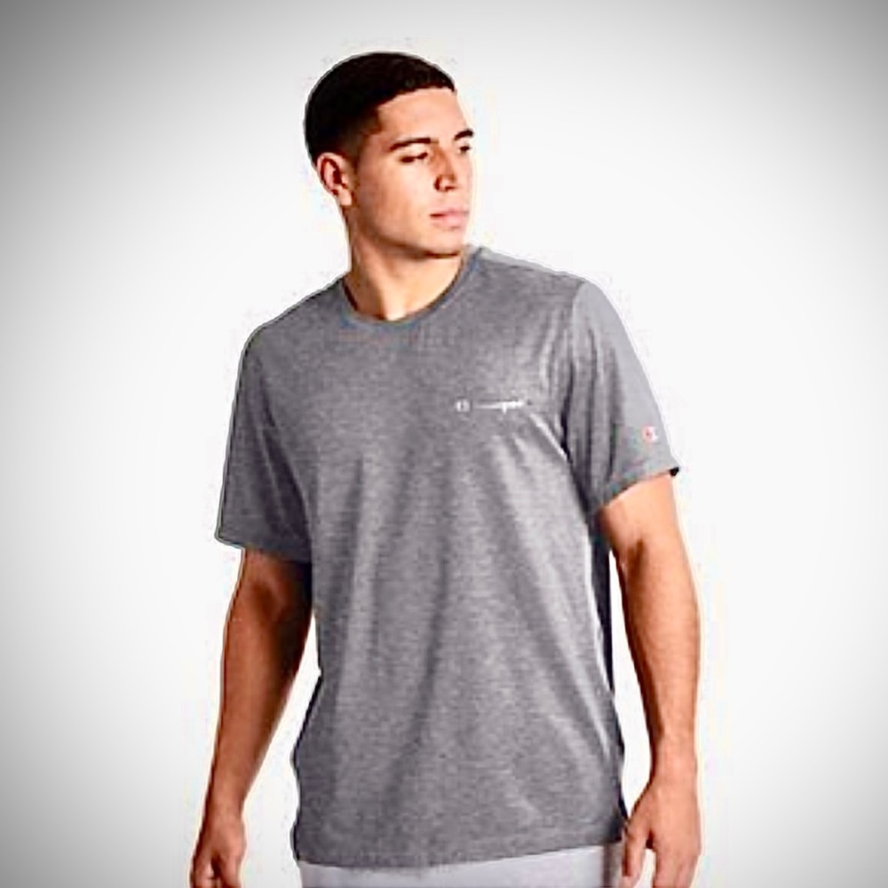Men's Champion® Sport Tee. Gray Heather 2x